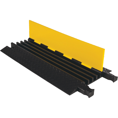 Yellow Jacket&reg; Heavy Duty Cable Protector, 4 Channels, 36" L x 17.5" W x 2" H Cintas