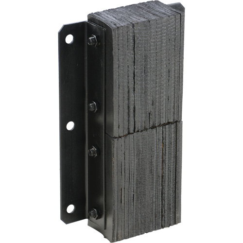 Butoir de quai lamell&eacute;, Vertical, Caoutchouc, 13-1/4" la x 4-1/2" p x 20" h Cintas