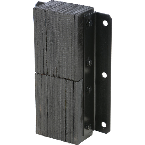 Butoir de quai lamell&eacute;, Vertical, Caoutchouc, 13-1/4" la x 4-1/2" p x 20" h Cintas