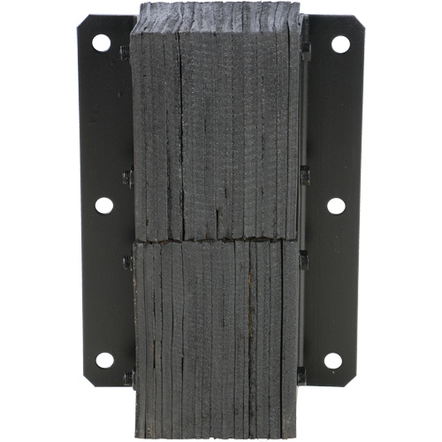 Butoir de quai lamell&eacute;, Vertical, Caoutchouc, 13-1/4" la x 4-1/2" p x 20" h Cintas