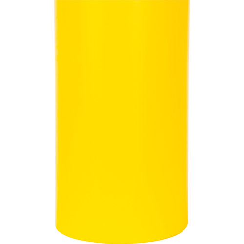 Capuchon en poly&eacute;thyl&egrave;ne pour borne de protection, 6-5/8" dia. x 52" l, Rouge/Jaune Cintas