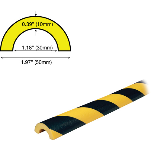 Butoir de protection de tuyau mod&egrave;le R30 5M, Longueur 2' (0,6096 m) Cintas