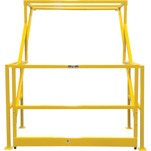 Barri&egrave;re de s&eacute;curit&eacute; pour mezzanine, 70" lo x 77" ha, 78" &eacute;lev&eacute;e, Jaune Cintas