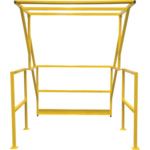 Barri&egrave;re de s&eacute;curit&eacute; pour mezzanine, 70" lo x 77" ha, 78" &eacute;lev&eacute;e, Jaune Cintas
