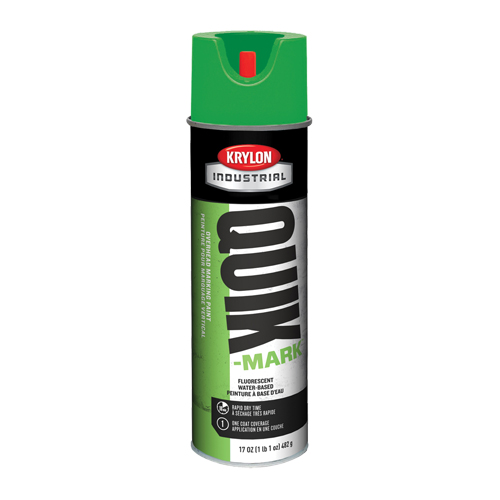 Peinture de marquage industrielle &agrave; base d'eau pour le travail en hauteur Quik-Mark, 17 oz, Canette a&eacute;rosol Cintas