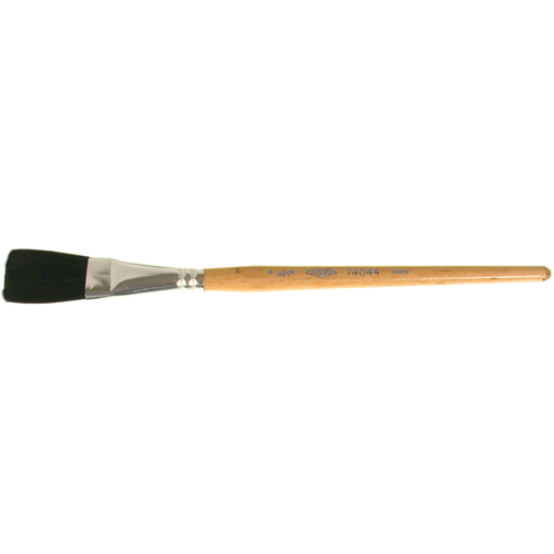 One Stroke Paint Brush, 3/4" Brush Width, Ox Hair, Wood Handle Cintas