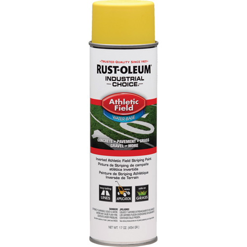 Industrial Choice&reg; AF1600 Athletic Field Striping Paint, Yellow, 17 oz., Aerosol Can Cintas