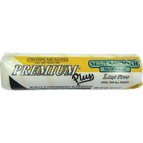 Manchon de rouleau &agrave; peinture non pelucheux professionnel, Nap 10 mm (3/8"), 240 mm (9-1/2") l Cintas