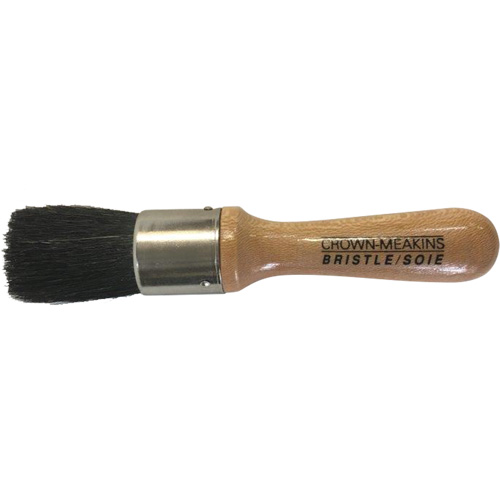 Brosse pour pochoirs, Soies naturelles, Manche Bois, Largeur de 1" Cintas
