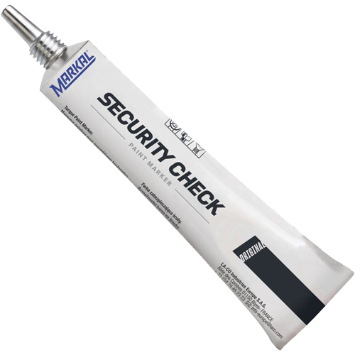 Marqueur de peinture de contr&ocirc;le de s&eacute;curit&eacute;, 1,7 oz, Tube, Noir Cintas