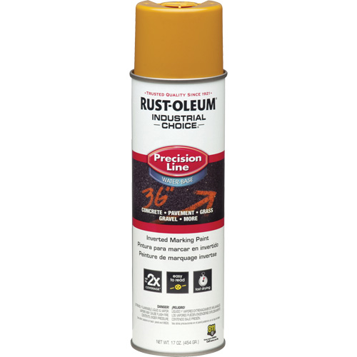 Peinture de marquage lin&eacute;aire de pr&eacute;cision &agrave; base d'eau M1800, 17 oz, Canette a&eacute;rosol Cintas