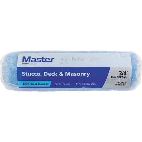 Master Knit Roller Cover, 19 mm (3/4") Nap, 240 mm (9-1/2") L Cintas