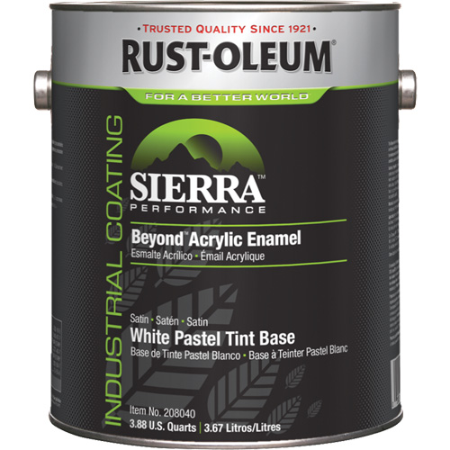 Sierra Performance Beyond Acrylic Enamel, Gallon, Tint Base Cintas