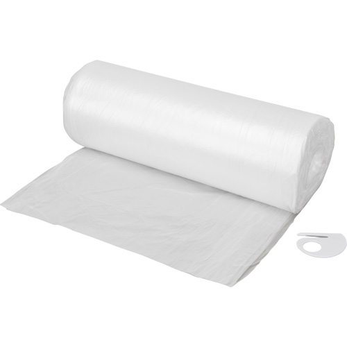 Toile de protection, 400' lo x 9' la, Plastique Cintas