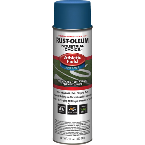 AF1600 Athletic Field Striping Paint, Blue, Aerosol Can Cintas