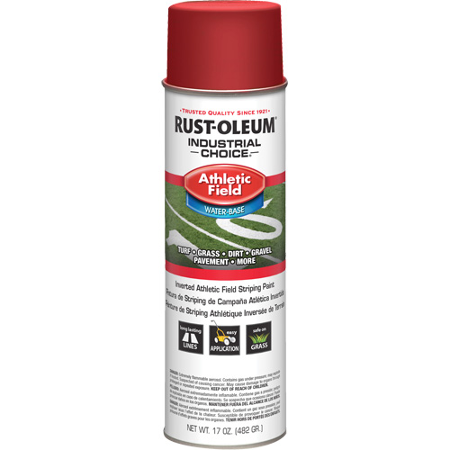 AF1600 Athletic Field Striping Paint, Red, Aerosol Can Cintas