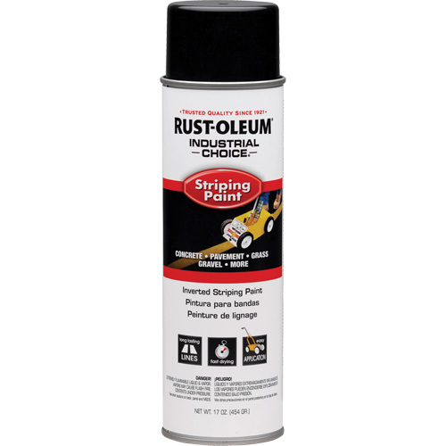S1600 System Inverted Striping Paint, Black, Aerosol Can Cintas