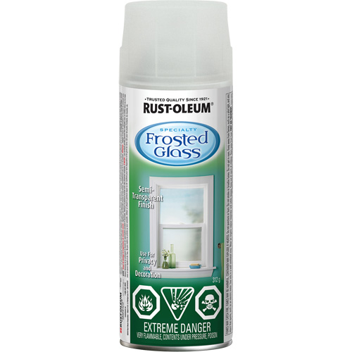 Peinture &agrave; pulv&eacute;riser Sp&eacute;cialit&eacute;, Canette a&eacute;rosol, Verre givr&eacute; Cintas