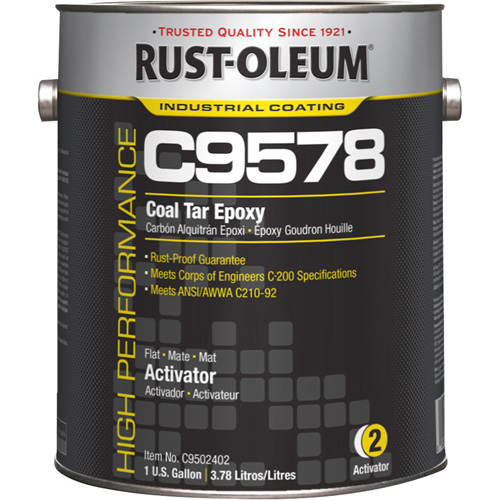 Activateur pour rev&ecirc;tement &eacute;poxydique &agrave; base de goudron de houille et &agrave; haute teneur en solides du syst&egrave;me C9578, Gallon Cintas
