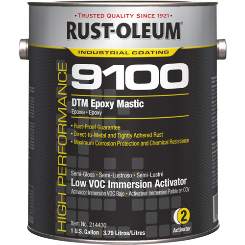 Activateur (250 COV) pour l'immersion du mastic &eacute;poxydique DTM du syst&egrave;me 9100, Gallon Cintas