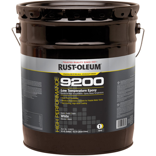9200 System Low Temperature Epoxy Base, White, 4 gal., Pail Cintas
