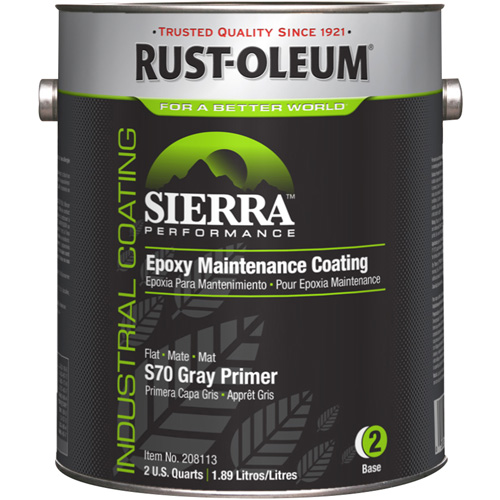 Sierra Performance S70/S71 Water-Based Epoxy Acrylic Primer, Gallon, Grey Cintas