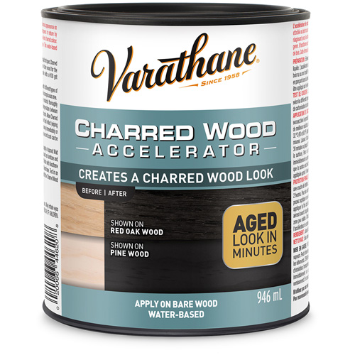 Acc&eacute;l&eacute;rateur de vieillissement du bois Varathane, 946 ml, Canette, Noir Cintas