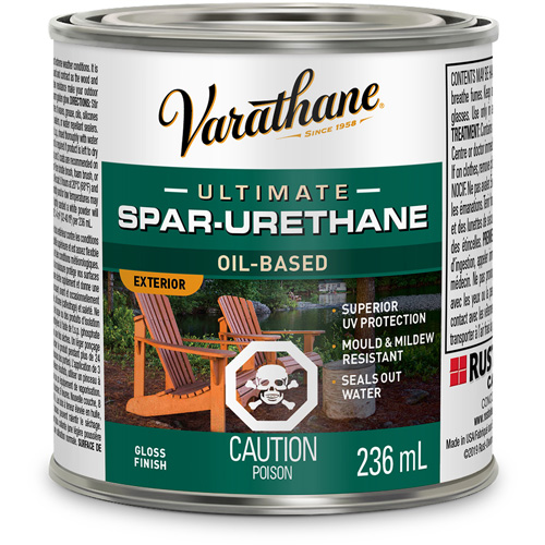 Fini diamant pour bois Varathane ext&eacute;rieur, 236 ml, Transparent, Brillant Cintas