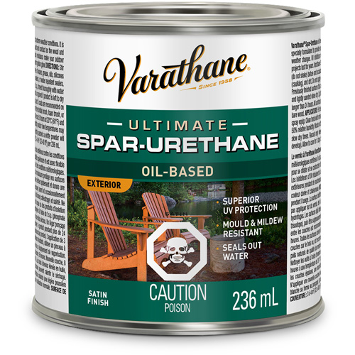 Fini diamant pour bois Varathane ext&eacute;rieur, 236 ml, Transparent, Satin Cintas