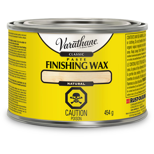 Cire de finition en p&acirc;te classique Varathane, 450 g, Naturel, Mat Cintas