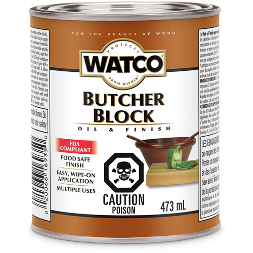 Fini &agrave; lhuile pour &eacute;tal Watco, 473 ml, Transparent, Transparent Cintas