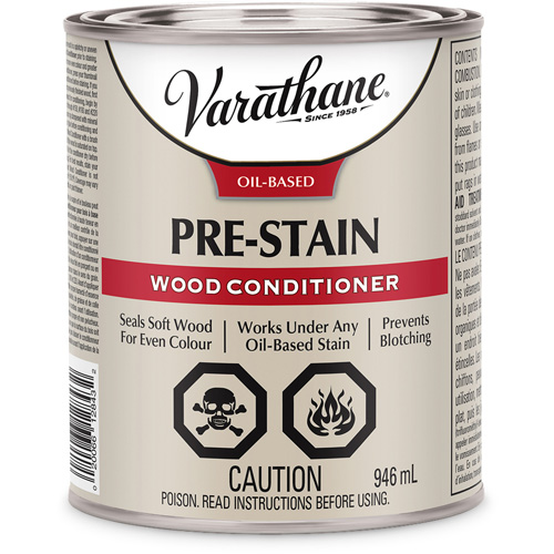 Conditionneur de bois de premi&egrave;re qualit&eacute; Varathane, 946 ml, Transparent Cintas