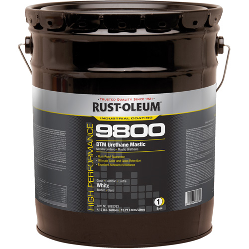Syst&egrave;me de mastic &agrave; lur&eacute;thane 9800 DTM, 5 gal., Blanc, Tr&egrave;s brillant Cintas