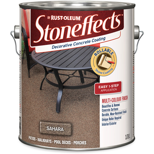 Rev&ecirc;tement de b&eacute;ton d&eacute;coratif Stoneffects, 3,78 L, Textur&eacute;, Beige Cintas