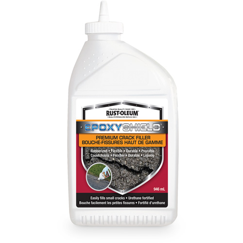 Mat&eacute;riau de remplissage de fissures caoutchout&eacute; de qualit&eacute; sup&eacute;rieure EpoxyShield, Bouteille, Noir Cintas