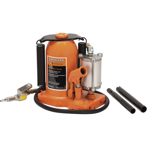 380C Cric-bouteille, 20 tonne(s), Air comprim&eacute;/hydraulique, 20-5/8" Hauteur &eacute;lev&eacute;e Cintas