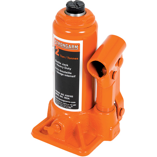 302A Bottle Jack, 2 tons, Manual Hydraulic, 12-1/2" Raised Height Cintas