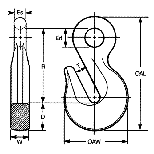 Alloy Steel Hooks Cintas
