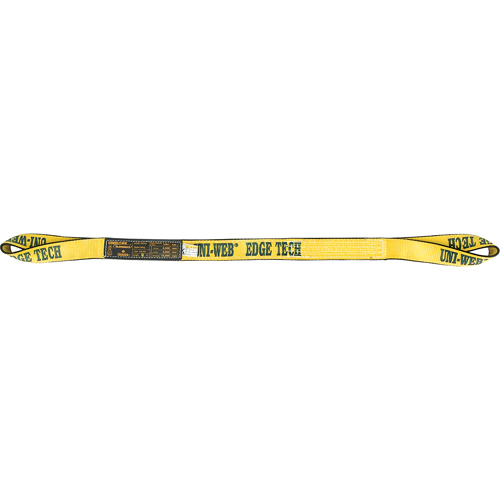 Polyester Sling, Double Ply, Twisted Eye, Type 4, 2" W x 12' L, 6200 lbs. Vertical Cap. Cintas