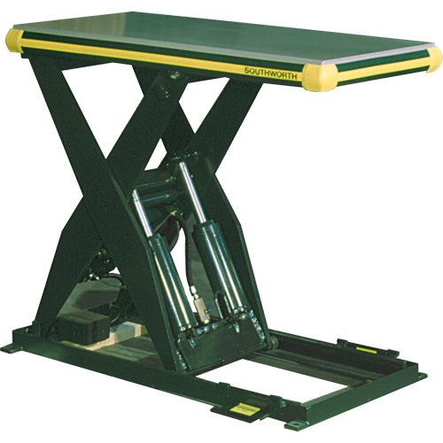 Hydraulic Backsaver Scissor Lift Table, Steel, 24" W x 48" L, 4000 lbs. Capacity Cintas