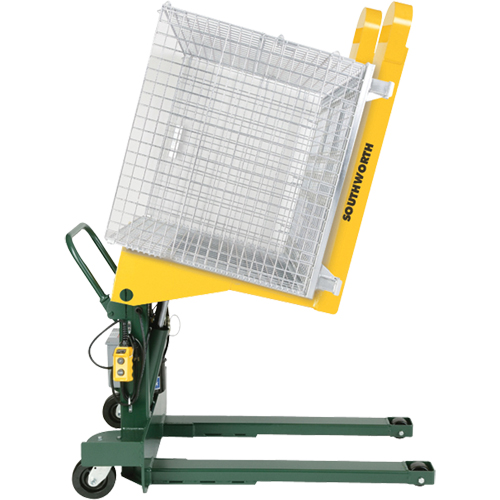 Basculeurs hydrauliques portable E-Z Reach, Bascule 85°, Capacit&eacute;e 2000 lb, 40" lo x 24-1/2" la Cintas