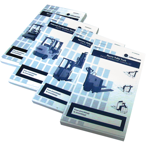 Forklift Checklist Caddy Replacement Log Cintas