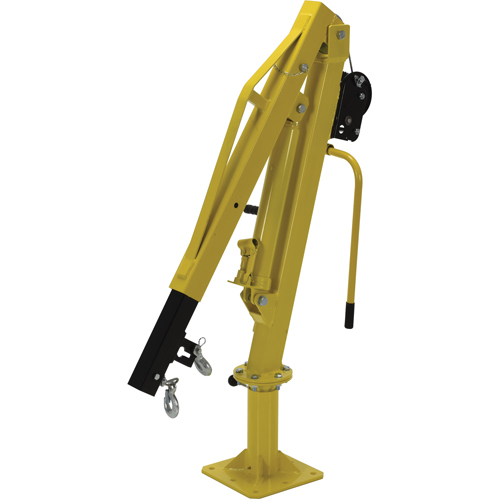 Grue &agrave; fl&egrave;che pour camion actionn&eacute;e par treuil, Capacit&eacute; de 500 lb (0,25 tonne), Limite de 102' Cintas
