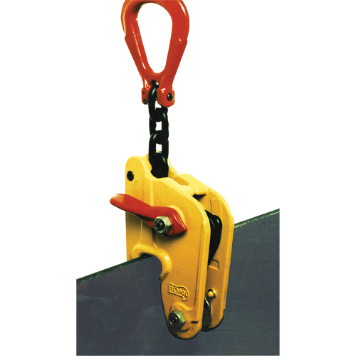 Pince &agrave; t&ocirc;le multipositions de prise automatique Topal NK1-40-60, 3300 lb (1,65 tonne), Ouverture de la m&acirc;choire de 1-5/8" - 2-5/16" Cintas