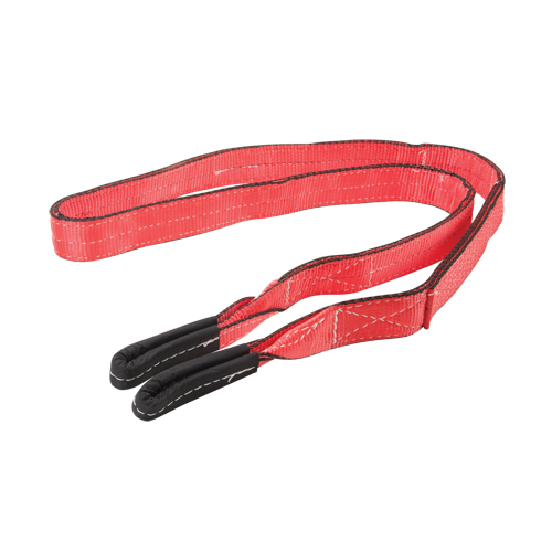 Polyester Sling, Double Ply, Twisted Eye, Type 4, 2'' W x 12' L, 6200 lbs. Vertical Cap. Cintas