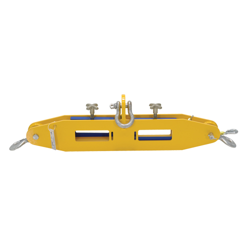 Poutre de levage pour chariot &eacute;l&eacute;vateur, Ouverture des fourches 7" x 2-1/2" Cintas