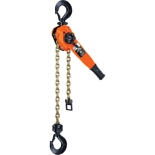 Series 653-A Ratchet Lever Hoist, 5' Lift, 6000 lbs. (3 tons) Capacity, Steel Chain Cintas