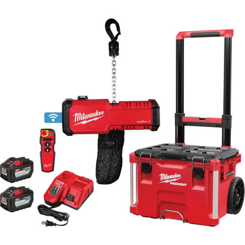 Palan compact &agrave; chaîne 1 tonne M18 avec ONE-KEY, Capacit&eacute; 2204 lb (1 tonnes) Cintas