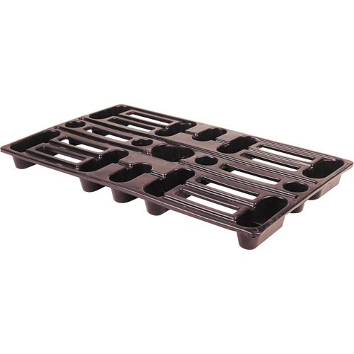 Plastic Pallets, 4-Way Entry, 24" L x 15" W x 1-1/2" H Cintas