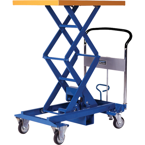 Dandy Lift Scissor Lift Table, 34-4/5" L x 23-3/5" W, Steel, 770 lbs. Capacity Cintas